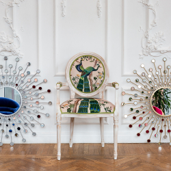 Полукресло Объект мечты Индокитайский зелёный павлин