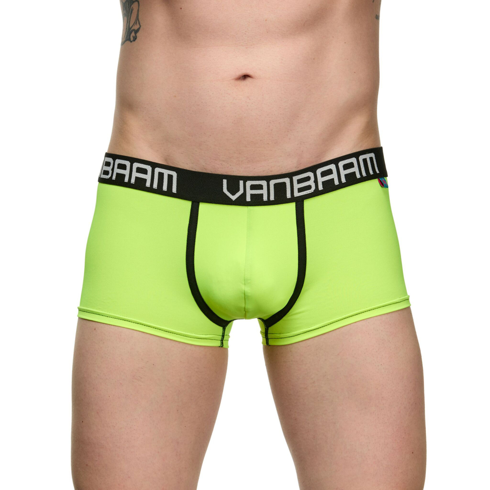 Яркие неоновые трусы-хипсы (Размер: M) (Цвет: салатовый)