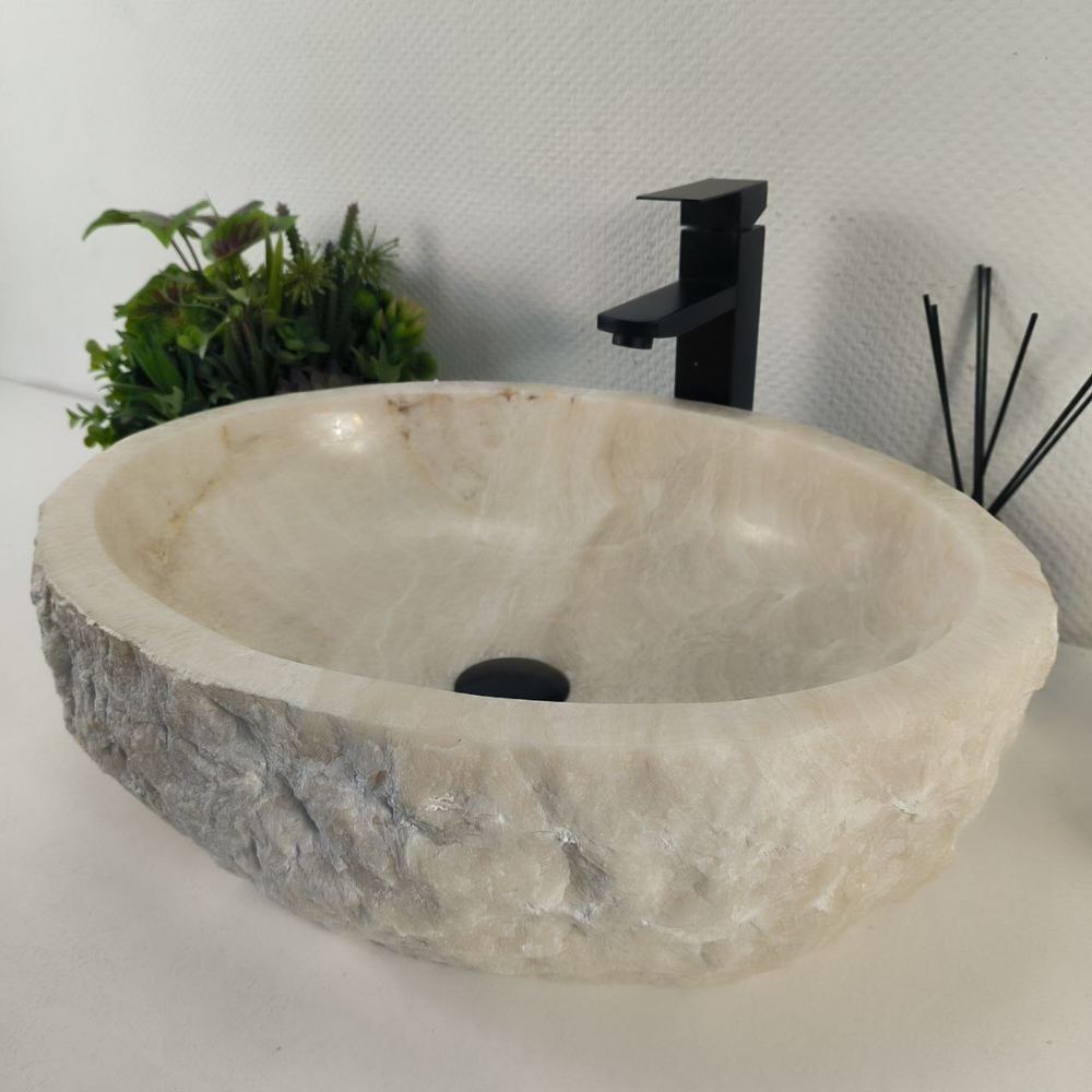 Раковина из оникса Erozy White EO-64270 54*43*15 0213