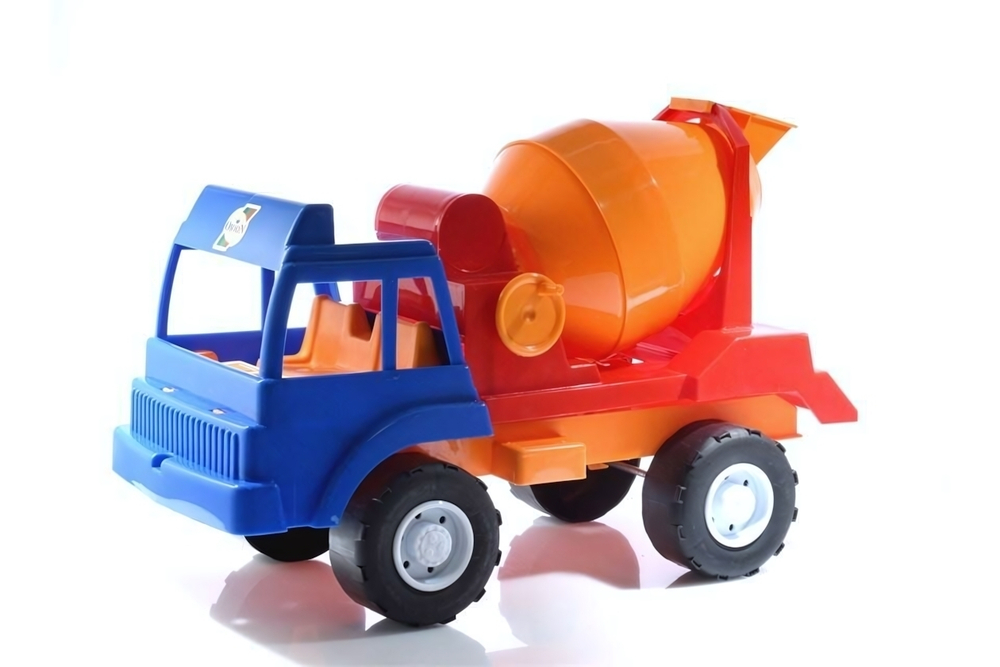 Автомобиль Бетономешалка песчаная, 36,5x17,5x24см (Орион)