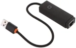 Адаптер Baseus Lite Series Portable 100 Мбит USB to HUB  (WKQX000001) (черный)