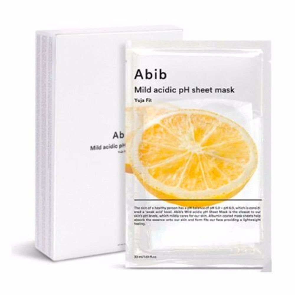 ABIB Mild Acidic Ph Sheet Mask Yuja Fit (10ea)