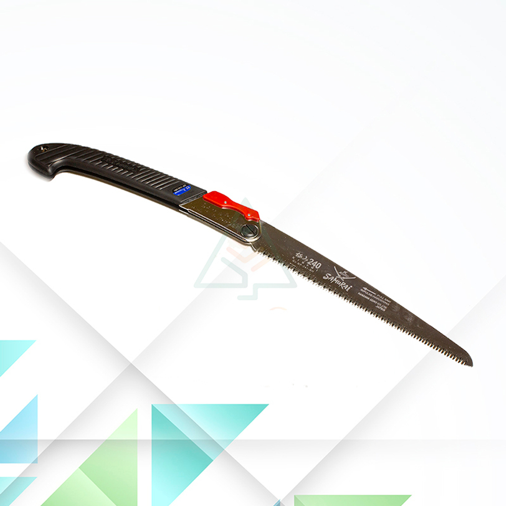 Складная ручная пила Samurai с прямым полотном длиной 240 мм шаг 3 мм MP-240-MH