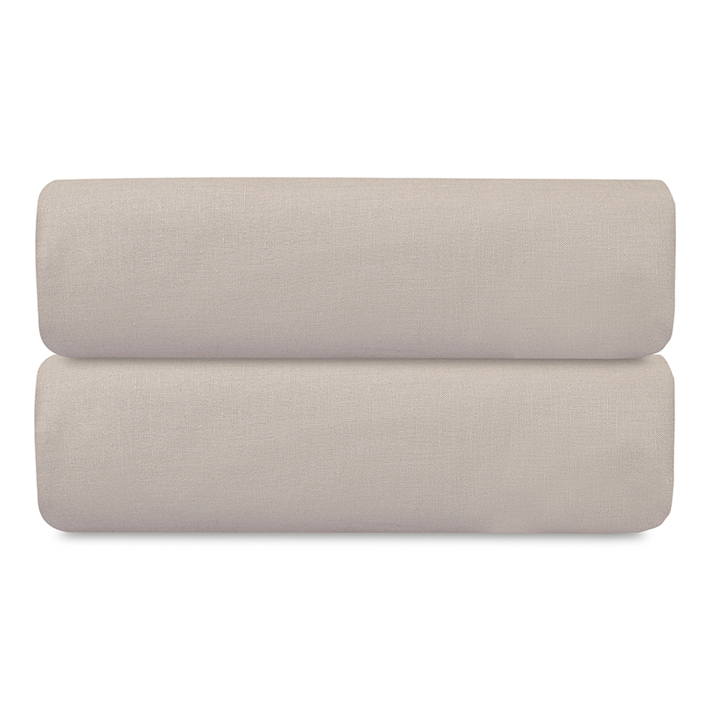 Простыня на резинке 160х200х30см Tkano Essential серо-бежевая tk24-fs0009