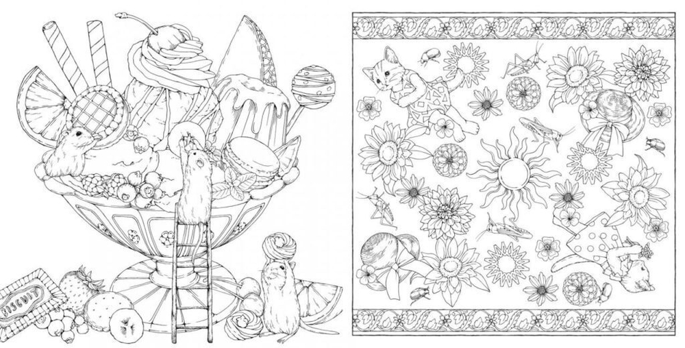 Menuet de bonheur. Coloring Book