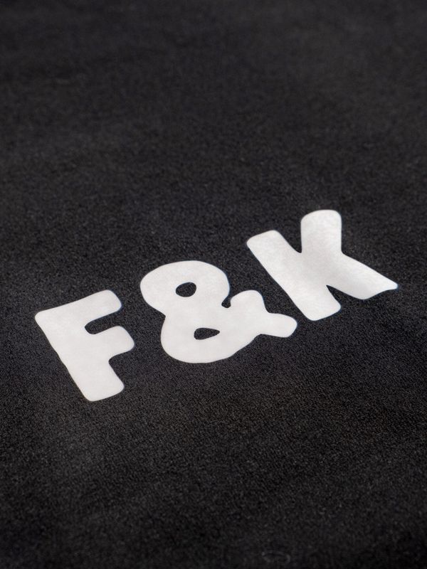 Футболка оверсайз F&K черная - фото 14