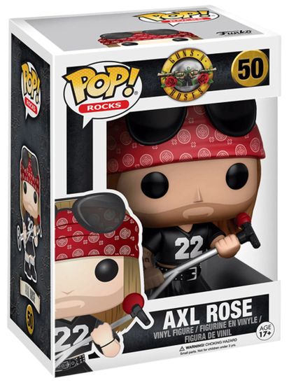 Фигурка Funko POP! Rocks Guns N' Roses Axl Rose (50) 10688 / Фигурка Фанко ПОП! в виде вокалиста группы Guns N' Roses, Эксл Роуз. Товар уцененный