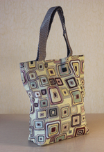 Гобеленовая сумка Квадраты (39х39х12)