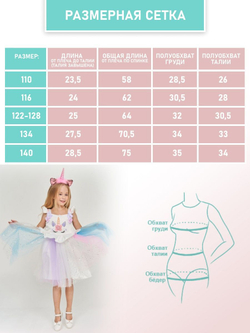 Пышное нарядное платье Единорога