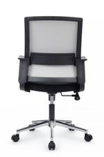 Кресло Riva Минт RCH M1029MBE Серый/Черный