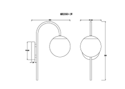 Бра MyFar Cassia MR2350-1W
