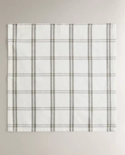 ZARA HOME ХЛОПКОВАЯ САЛФЕТКА (НАБОР ИЗ 2 ШТ.), ЗЕЛЕНЫЙ