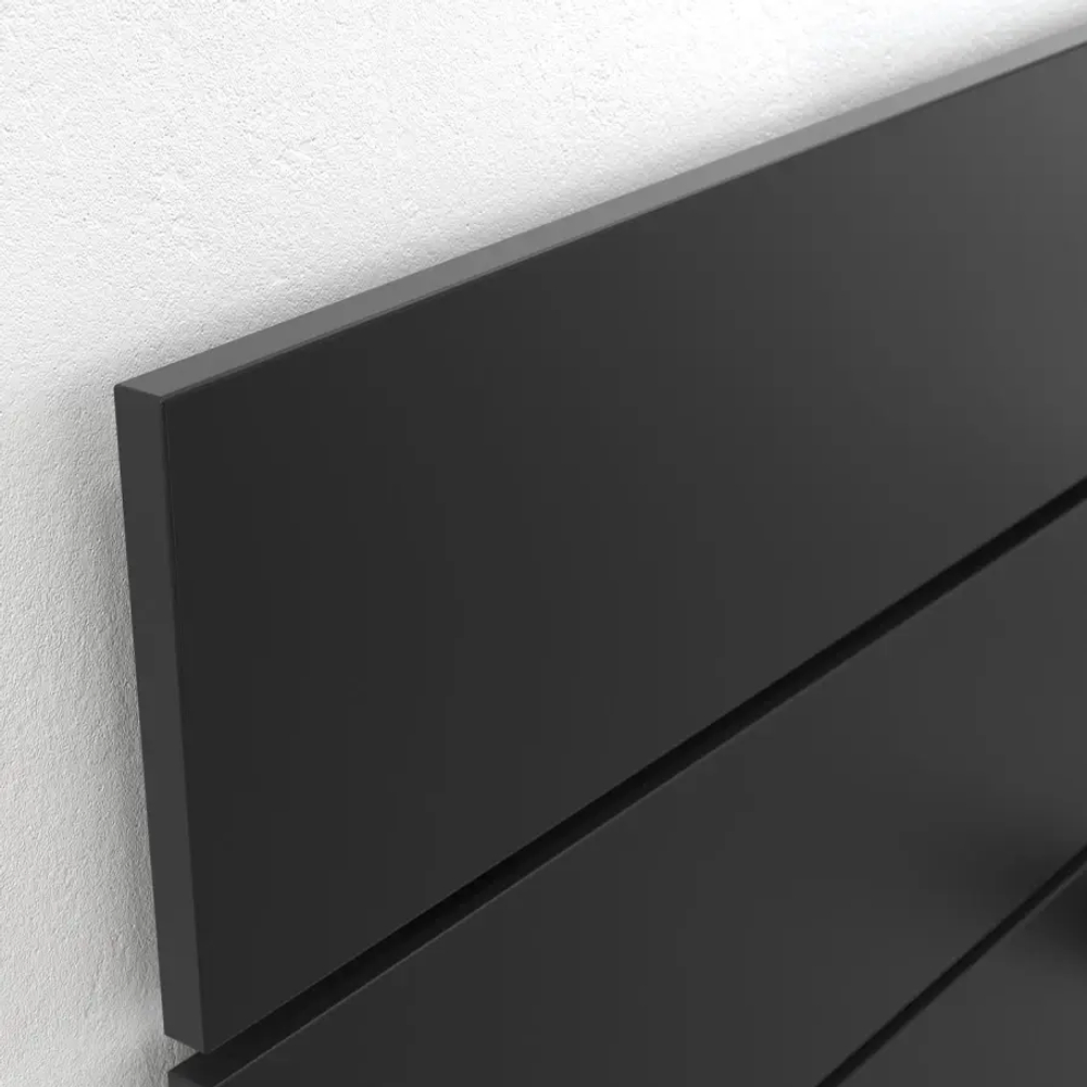 Каркас кровати с ящиком для хранения - IKEA NORDLI, 200х140 см, черный, НОРДЛИ ИКЕА