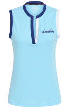 Женский топ теннисный Diadora L. Tank Icon - bright baby blue