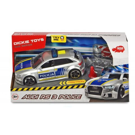 SOS - Полицейская машина Audi RS3 1:32 15 см Light Sound + Аксессуары 3713011