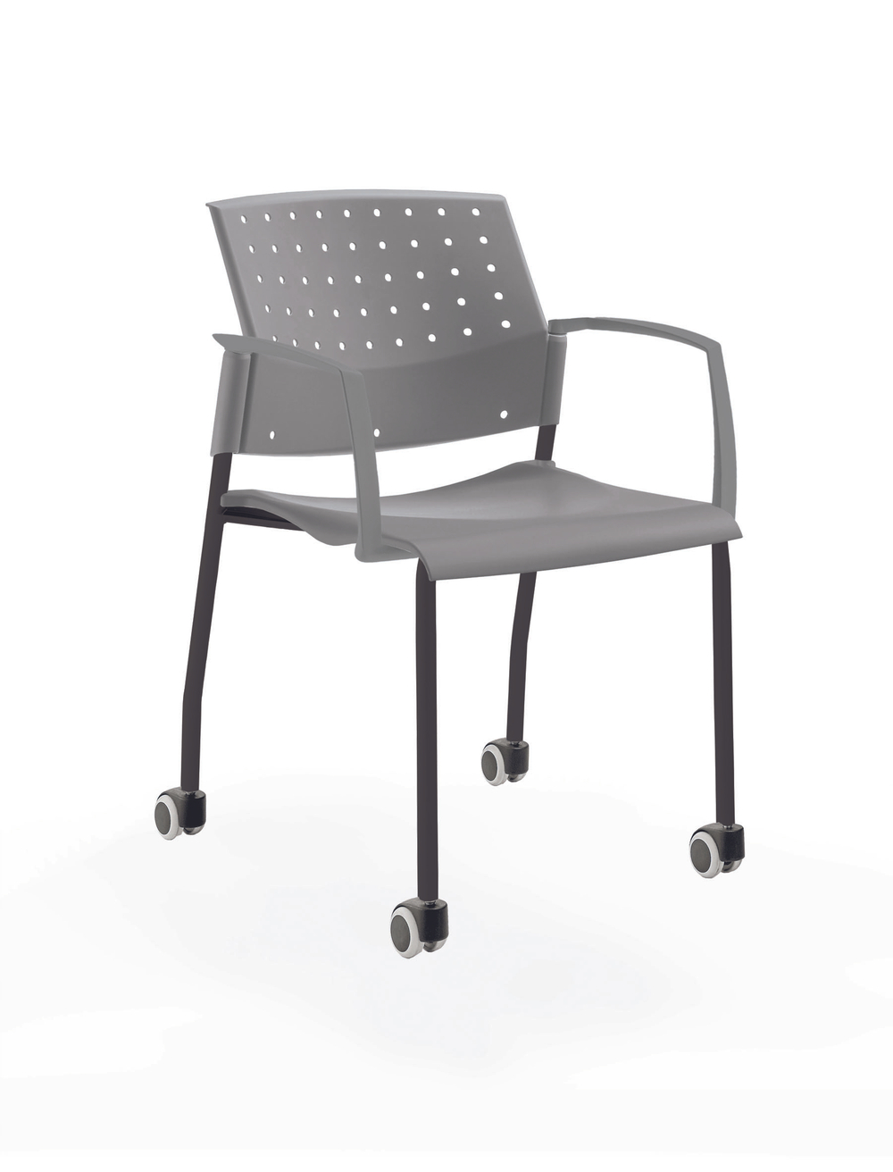 Movie стул на 4 ногах и колесах