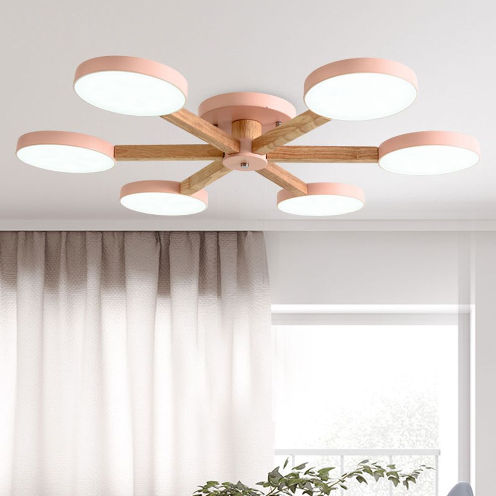 Потолочная Люстра Turna 6 Pink By Imperiumloft