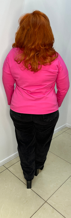 Итальянский лонг слив с буквенным принтом