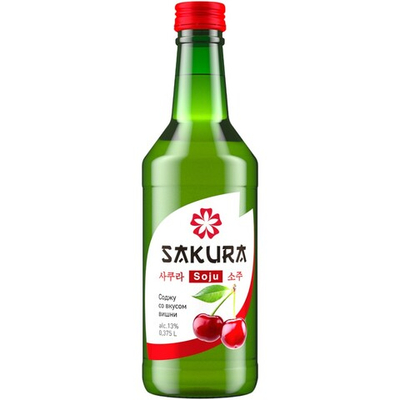 Соджу Sakura Soju Вишня 0,375 л.