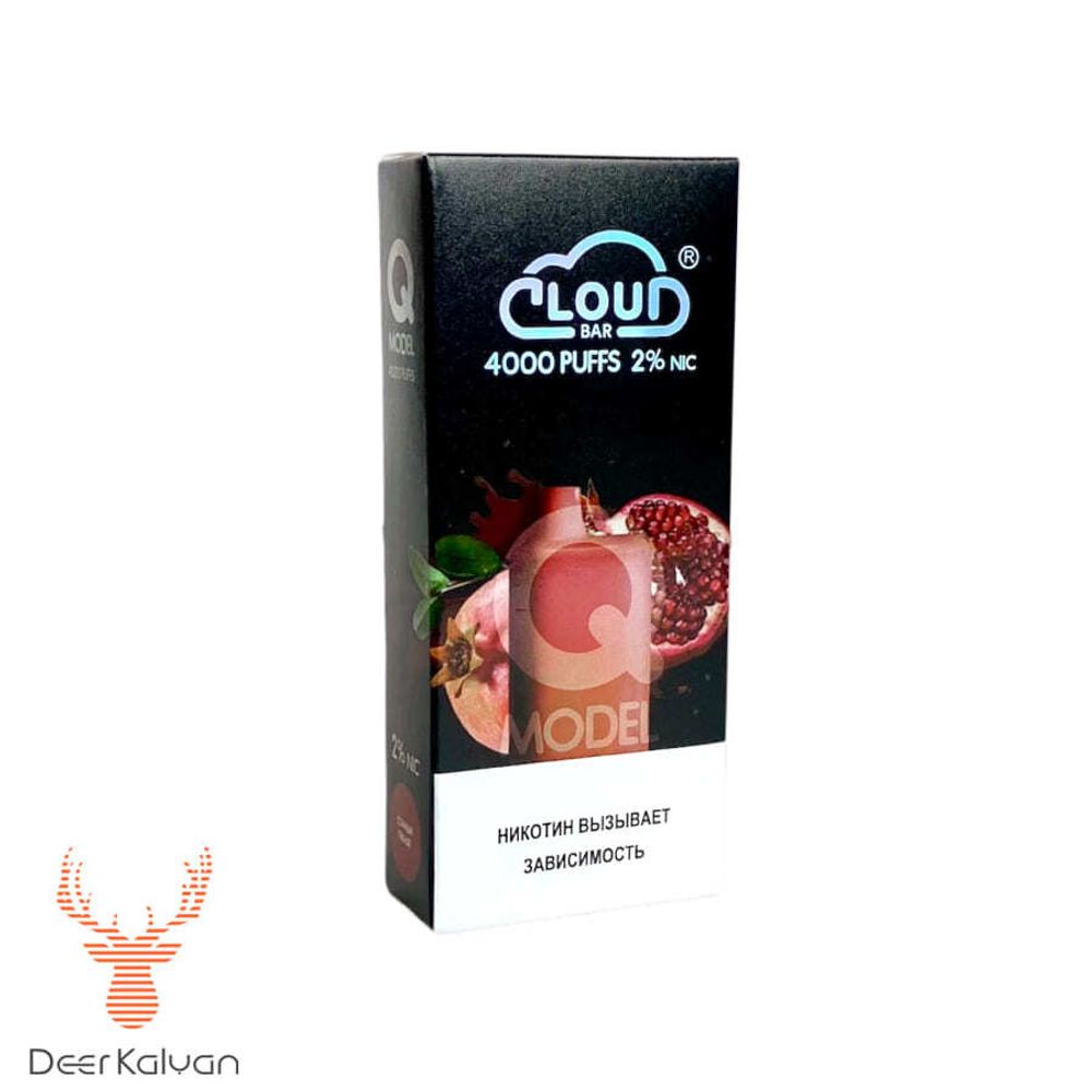 Cloud Bar Q model (Сочный Гранат) (4000 затяжек)