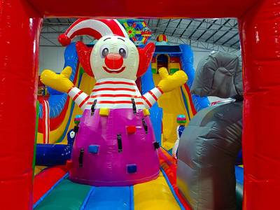 Коммерческий надувной батут «Парк развлечений 2» 12*6*7 м