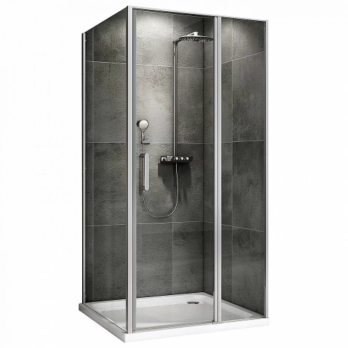 Душевой уголок ABBER Sonnenstrand AG04130S-S90 стекло прозрачное/профиль хром