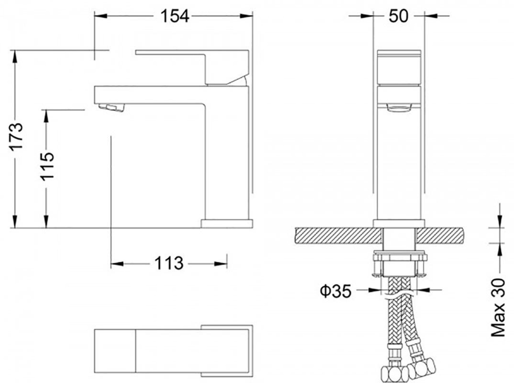 Смеситель Timo Selene 2061/00F для раковины