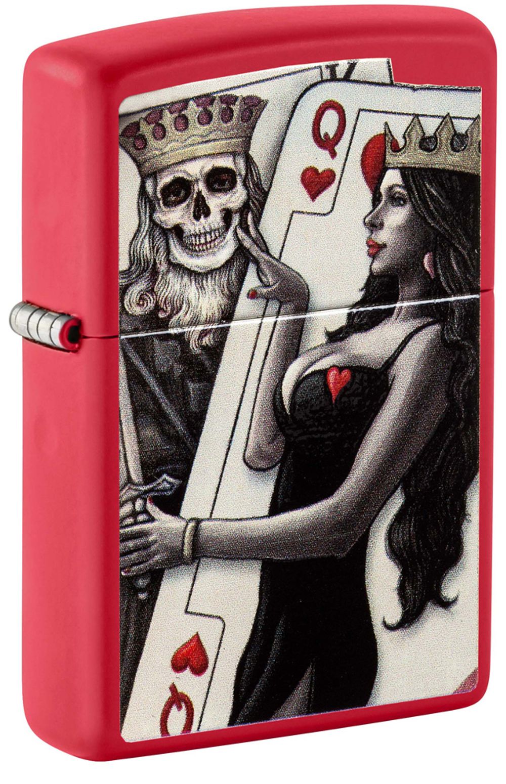 Зажигалка Zippo Skull King Queen Beauty (48624)