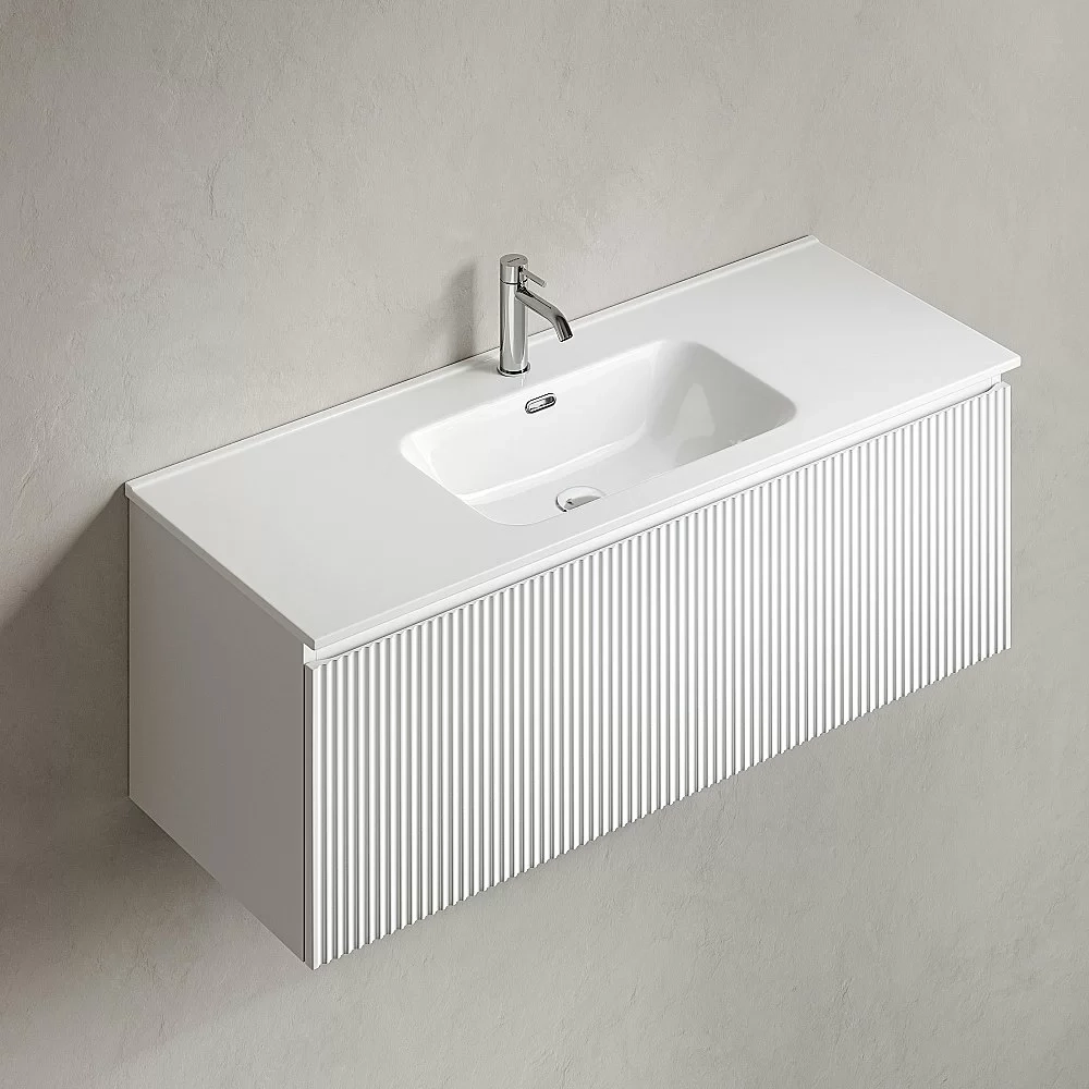 Тумба с раковиной Sancos Snob R 1.0 SNR1.0120W/CN7006 Bianco