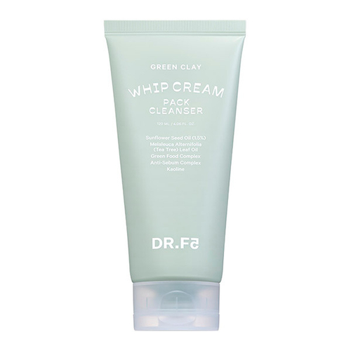 Очищающая маска-пенка с Зеленой глиной DR.F5 Whip Cream Pack Cleanser Green Clay 120мл