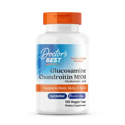 Glucosamine Chondroitin MSM + Hyaluronic Acid 150 капсул Doctors Best