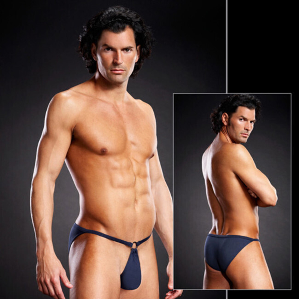 Трусы мужские POUCH-бикини L/XL 50-52 (Цвет: темно-синий)