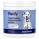 Pawfy, Анальные железы, от 6 месяцев, арахисовая паста, 30 жевательных таблеток, 128 г (4,5 унции)