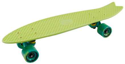 Скейтборд пластиковый Fishboard 23 light green
