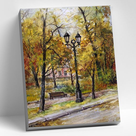 Rəqəmlərlə rəngləmə \ Картина по номерам (40х50) НА ТВЕРСКОМ БУЛЬВАРЕ