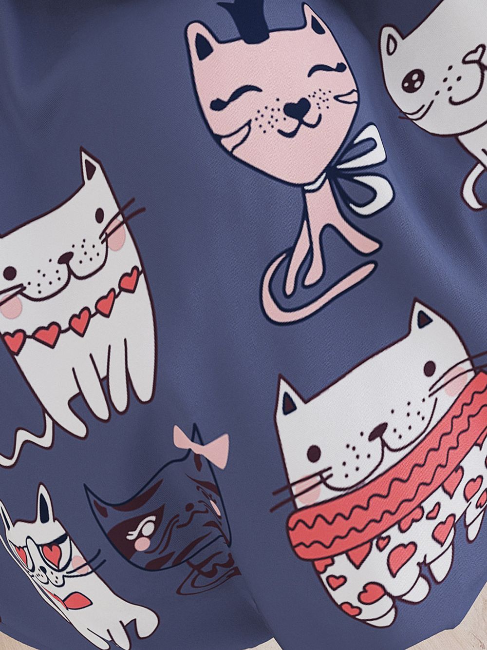 Наволочка комплект 2шт поплин Сказка "Catling" 50x70 см на молнии