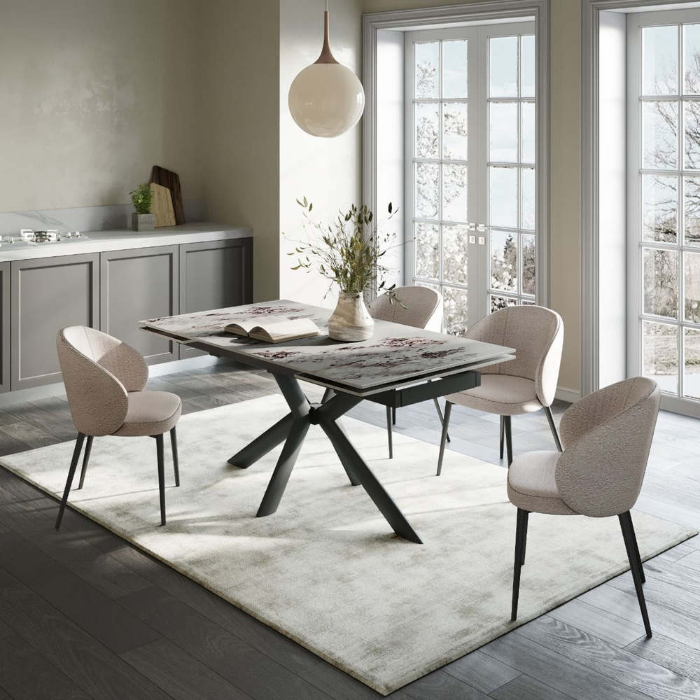 Стол раскладной Strong (120+30+30), керамика глянцевая Patagoniya