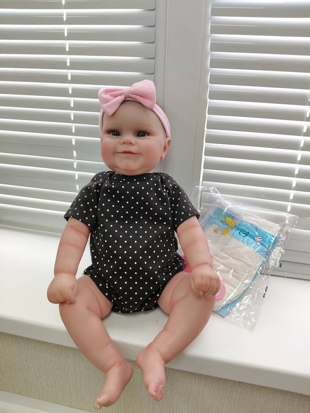 Уценка1 Кукла Реборн виниловая 50см в пакете (FA-100)