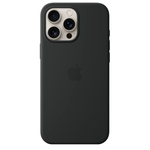Силиконовый чехол с поддержкой MagSafe Apple Silicone Case для iPhone 16 Pro Max, Black (Черный)