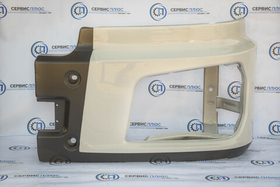 Бампер самосвал левый X3000 (белый) DZ97259623311