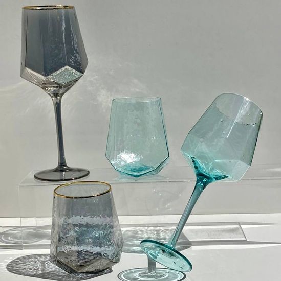 Бокал для вина «Наоми Ice», 500 мл, 7,3х25 см, цвет графит