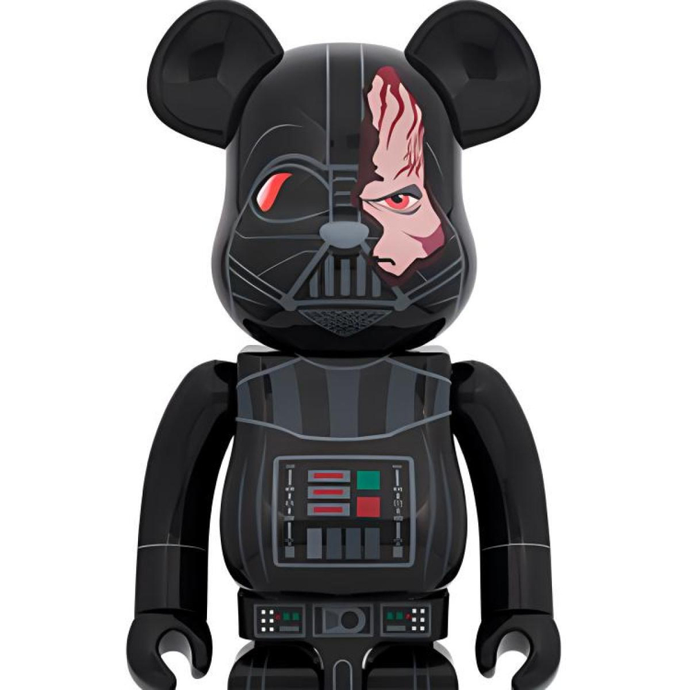 Дизайнерские игрушки BE@RBRICK 1000% DARTH VADER(TM) DAMAGE Ver.(OBI-WAN KENOBI Ver.), BE@RBRICK-2311-0056