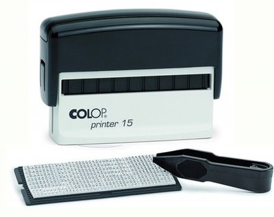 Самонаборный штамп Colop 15 69х10мм пластик (2 строки 1 касса)