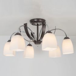 Citilux Крокус CL128161 Люстра потолочная Венге Хром