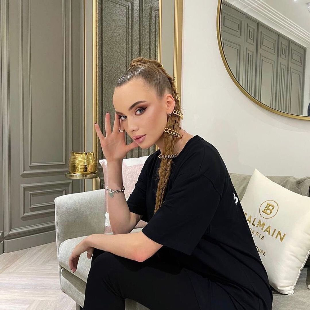 Balmain Hair Couture Футболка черная (размеры S, M, L)