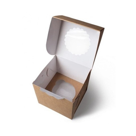 Упаковка для 1 капкейка двусторонняя Pasticciere 10х10х10 см