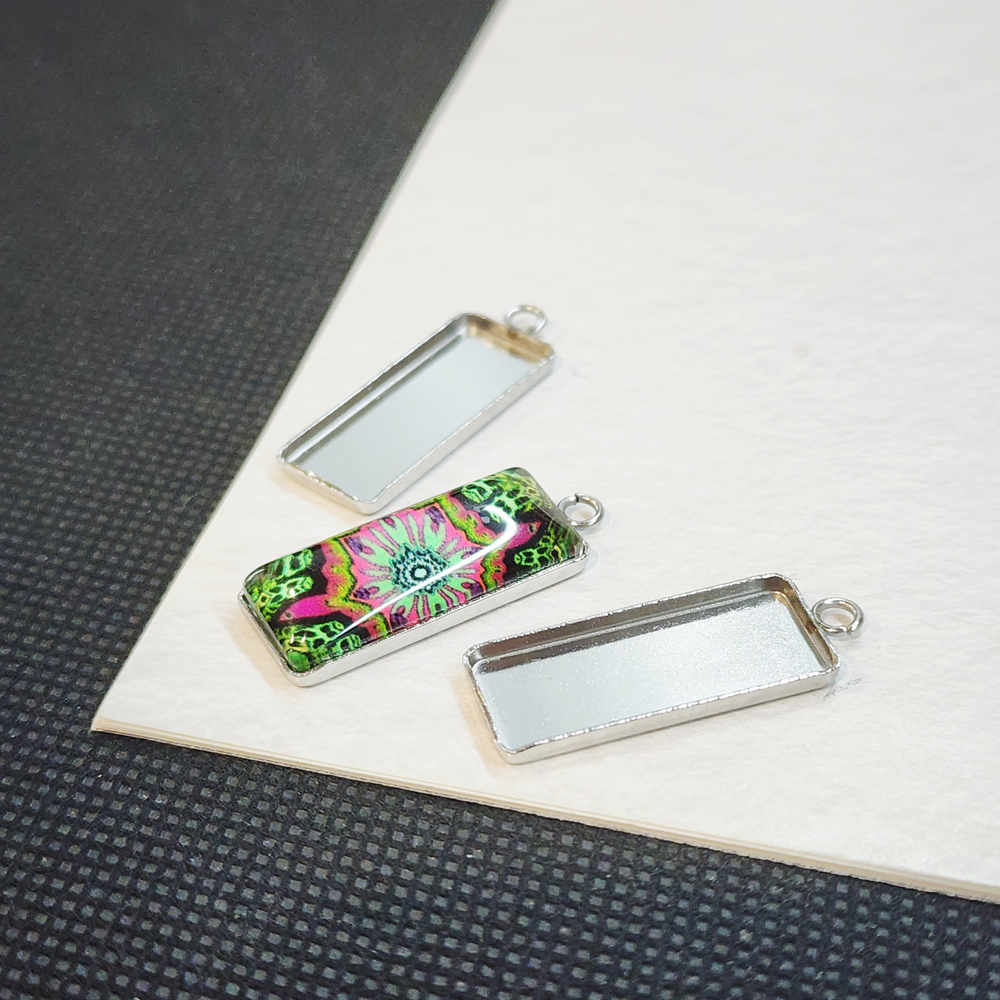 Основа для вставки, сталь, 10×25мм, для вклейки, для эпоксидки