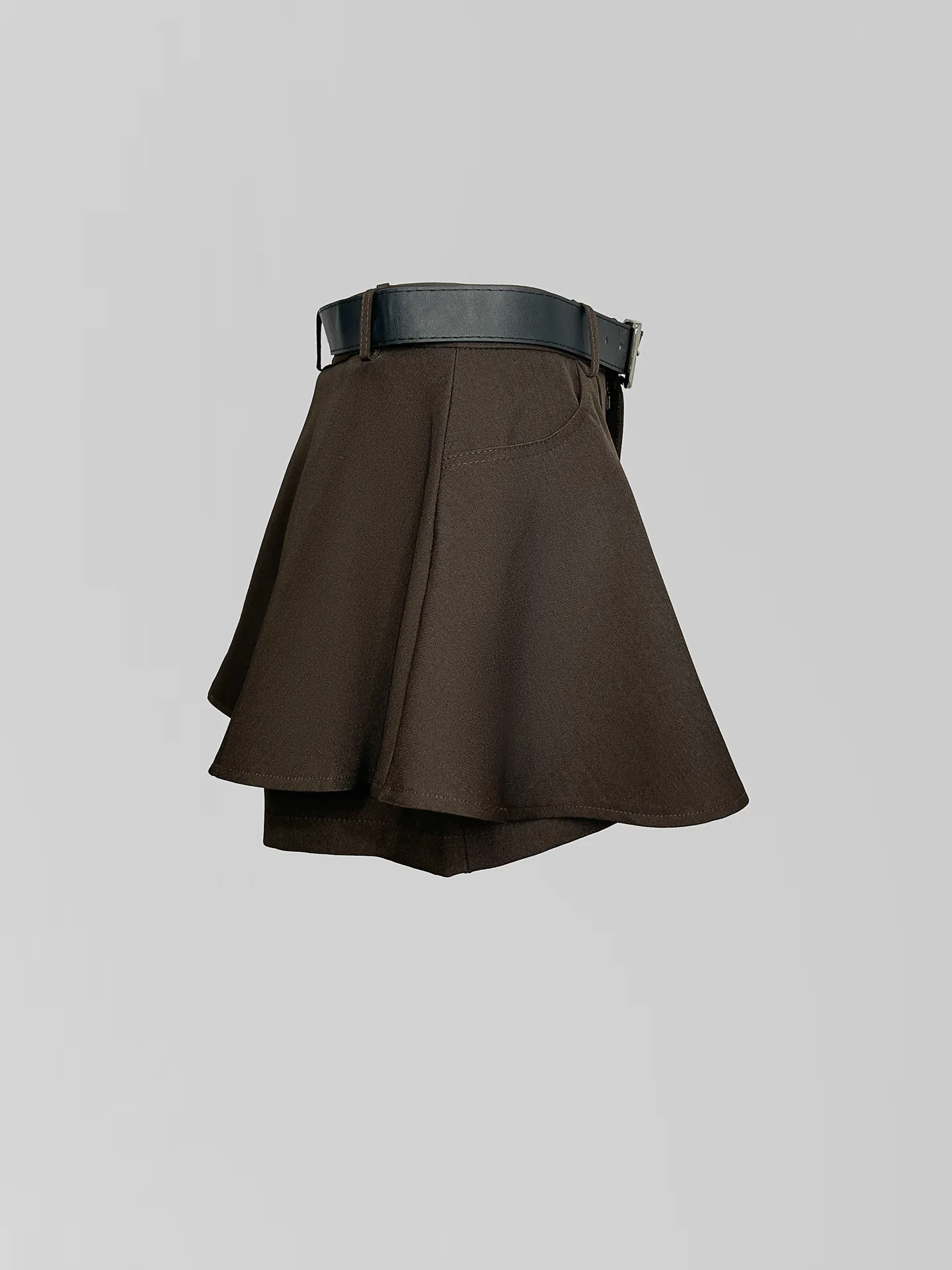 Шорты 4U 2017386 однотонные с ремнем в комплекте