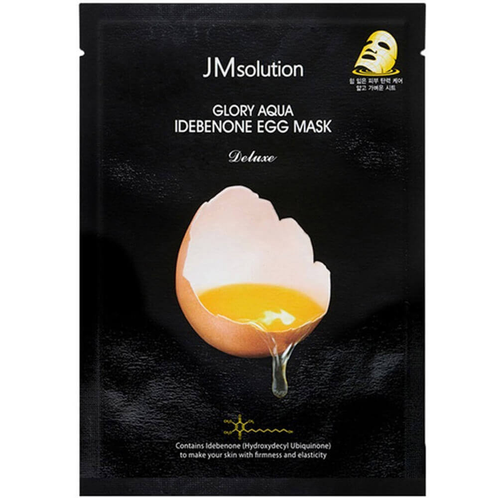 JMsolution Осветляющая яичная тканевая маска с идебеноном 2 шт