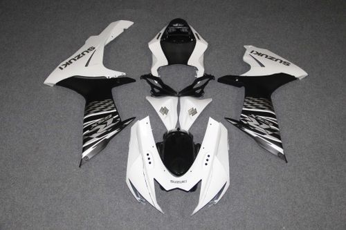 Комплект пластика для мотоцикла Suzuki GSX-R600/750 11-15 Бело-Серебрянный